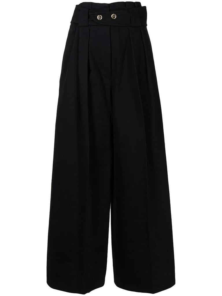Patou High-Waist Belted Trousers | Shop the Best Outfits From Emily in