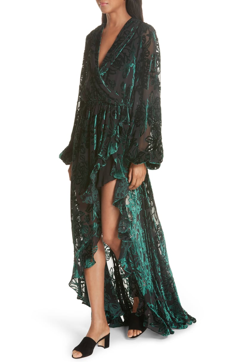 Caroline Constas Olivia Velvet Devoré Gown