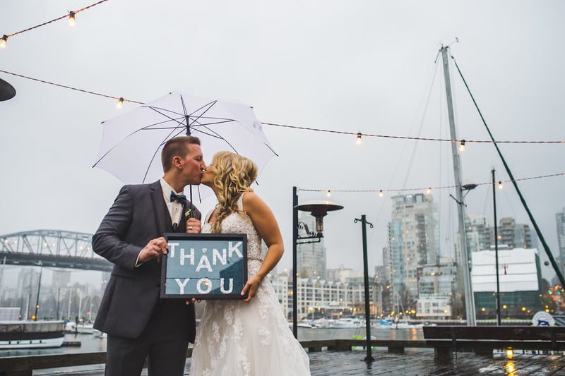 Rainy Wedding in Vancouver