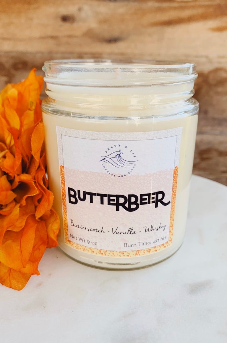 Butterbeer Harry Potter Inspired Natural Soy Candle
