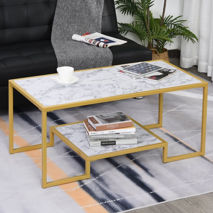 Modern art top deco coffee table