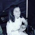 Suri Cruise Is Literally Katie Holmes's Twin While Visiting Her Mom on Set