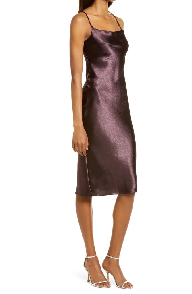 Chic Slip: Lulus Brazen Babe Cowl Neck Satin Slipdress