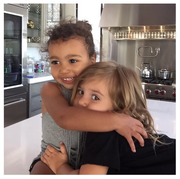 North hugged her cousin Penelope. North hugged her cousin Penelope.