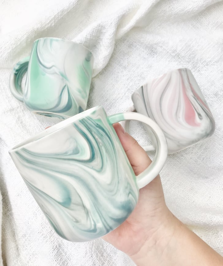 Marbled Ceramic Mug Set of 2 by World Market