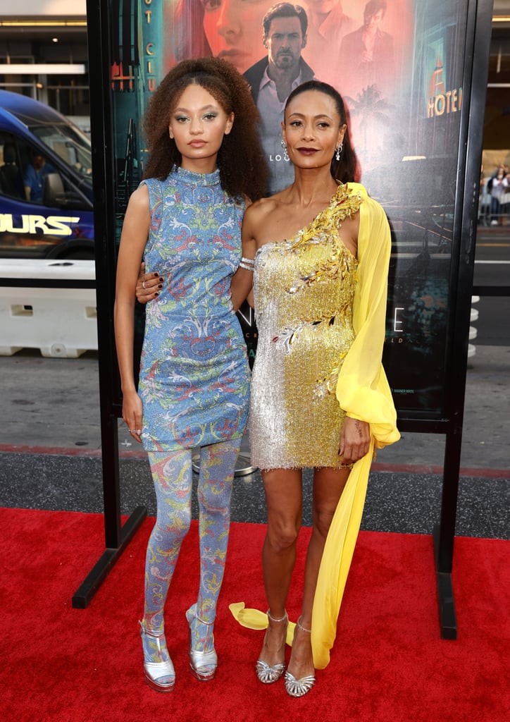 Nico Parker and Thandiwe Newton Attend Reminiscence Premiere