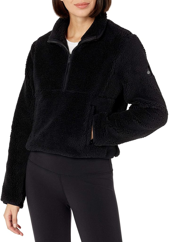 Alo Yoga Shanti Half Zip Sherpa Jacket