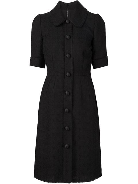 Dolce & Gabbana Tweed Shirt Dress