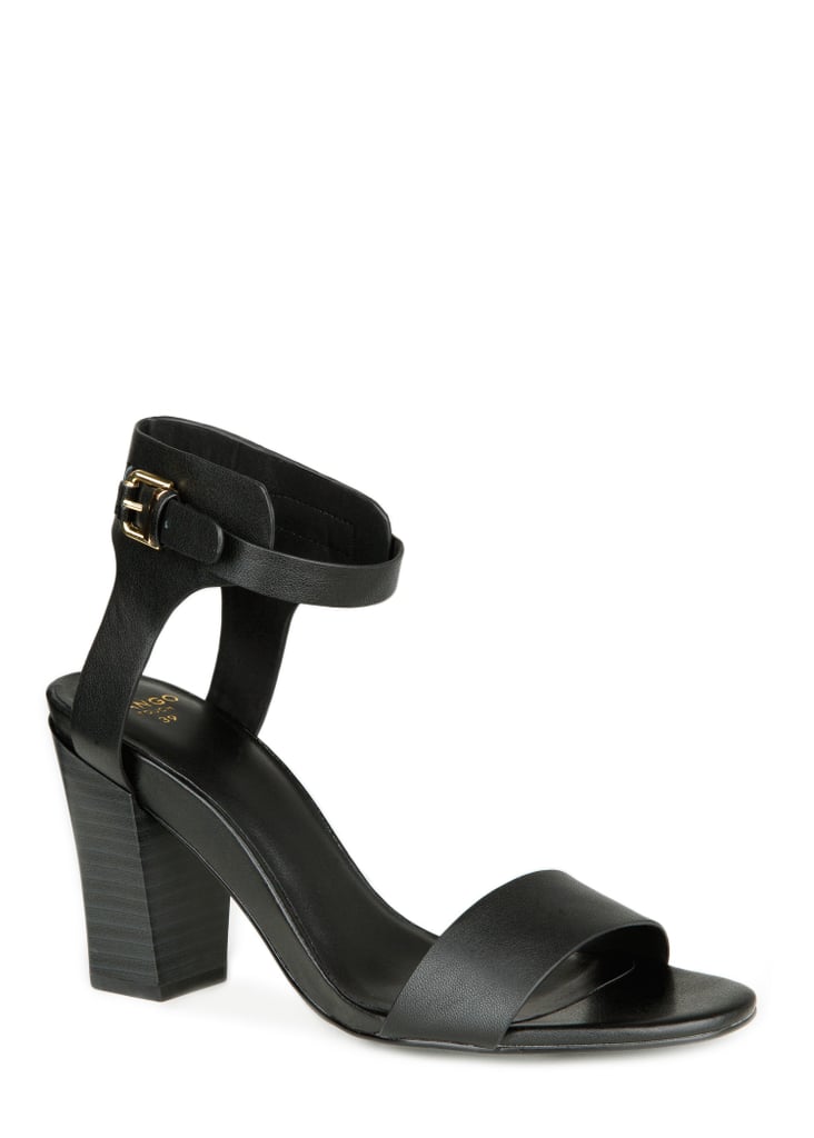 Mango Black Ankle-Strap Sandals