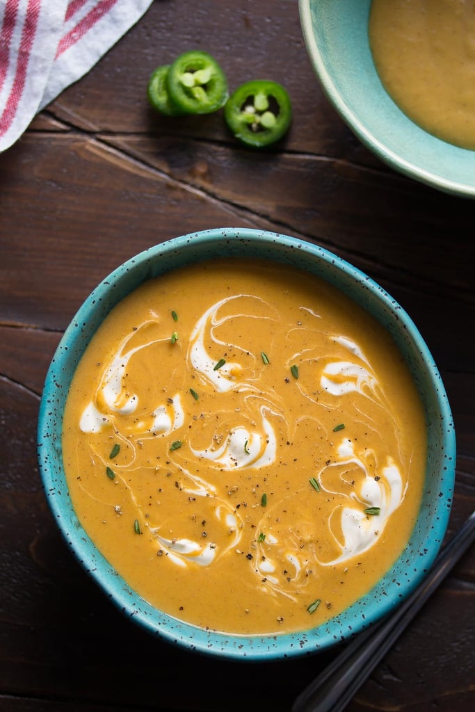 Spicy Caribbean Inspired Sweet Potato Soup