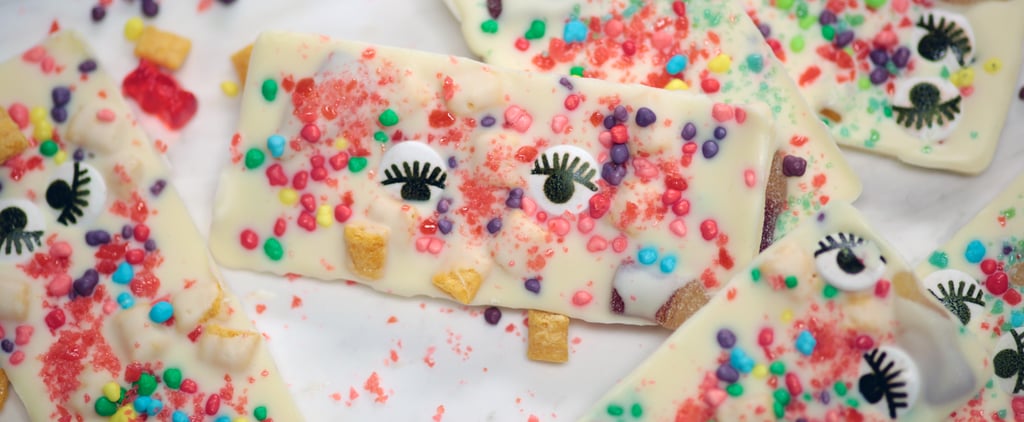 White Chocolate Bars With Pop Rocks