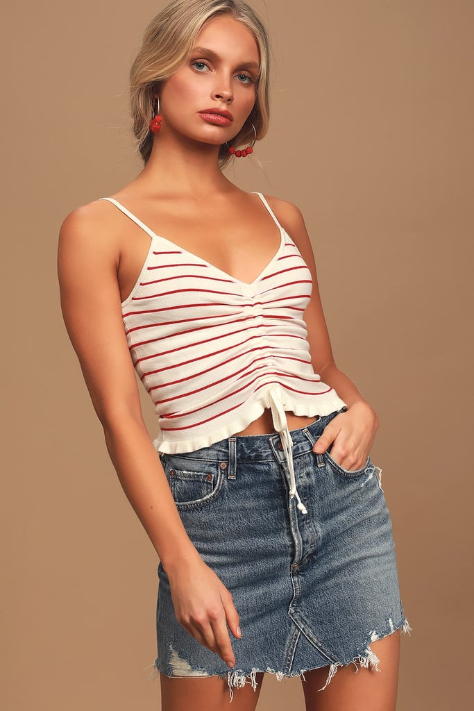 Shop a Similar Striped Crop Top