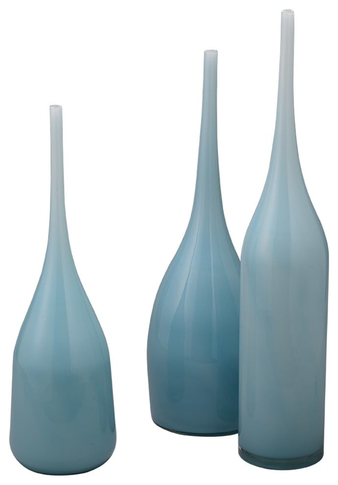 Madeline: Pixie Decorative Vases in Periwinkle