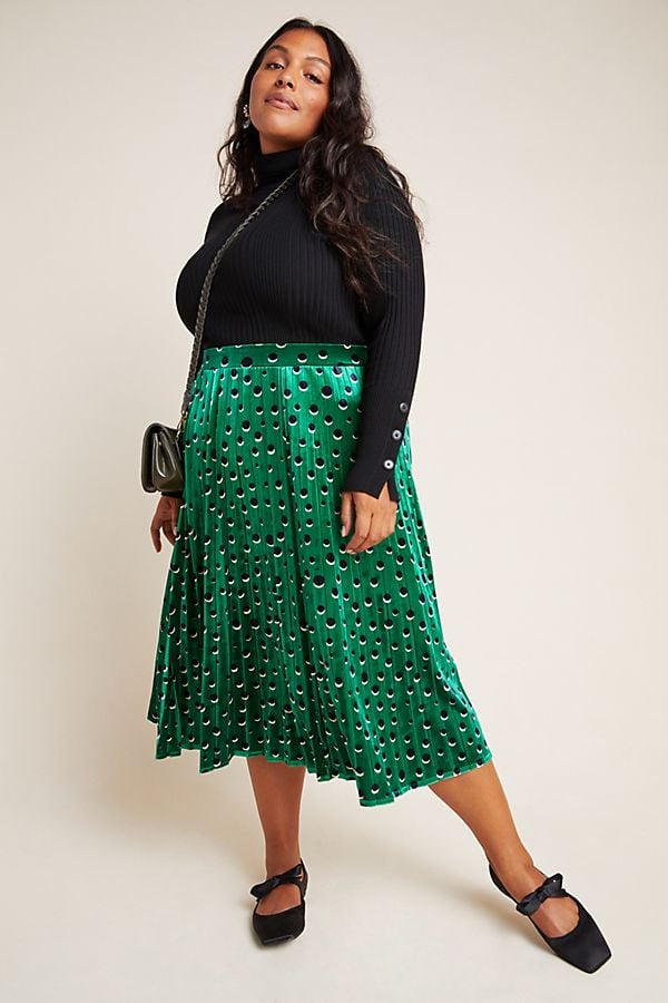 Velvet midi skirt uk clearance