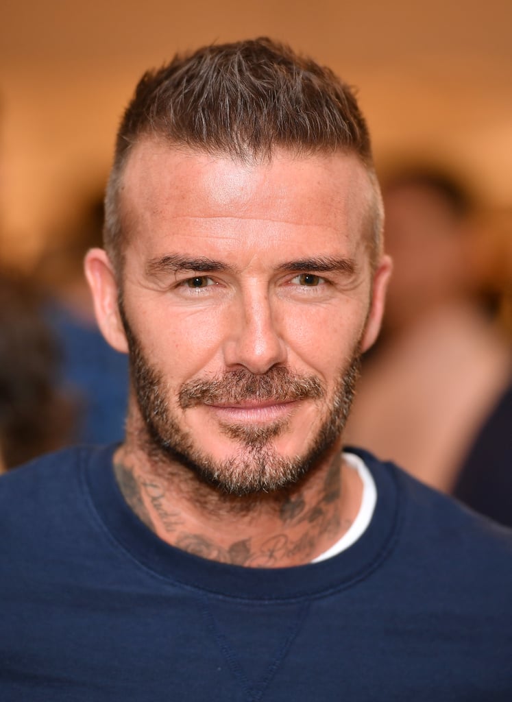 David Beckham at London Fashion Week Men's 2018