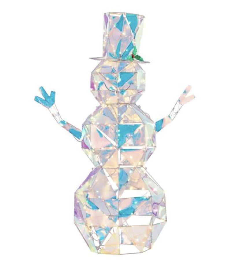 The Home Depot Is Selling a Gorgeous Iridescent Snowman