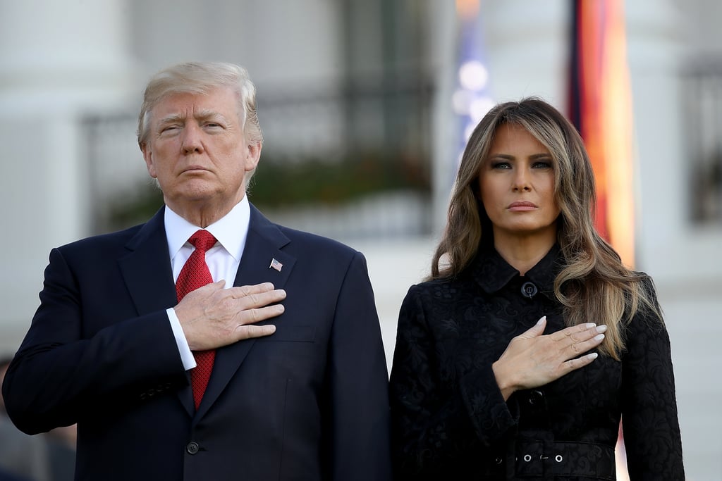 Melania Trump Wearing Black Michael Kors Dress
