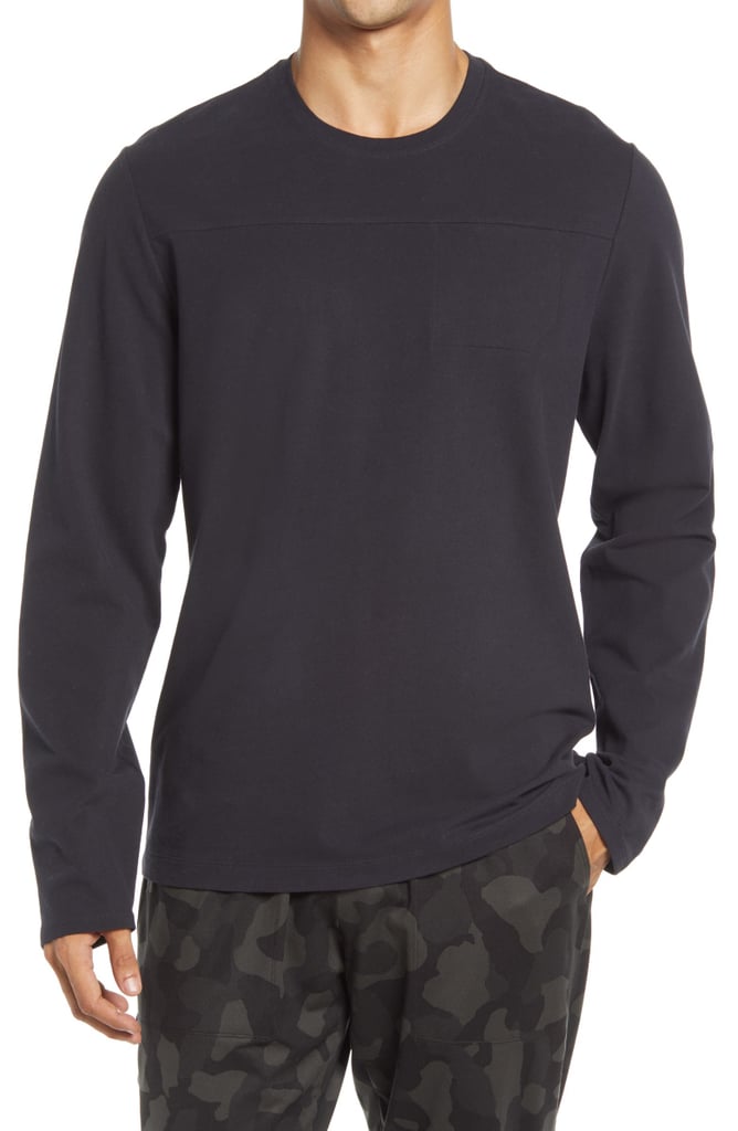 Zella All Day Long Sleeve Stretch Cotton T-Shirt