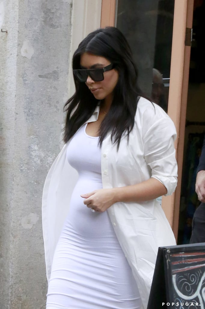 Kim Kardashian Baby Bump Pictures August 2015