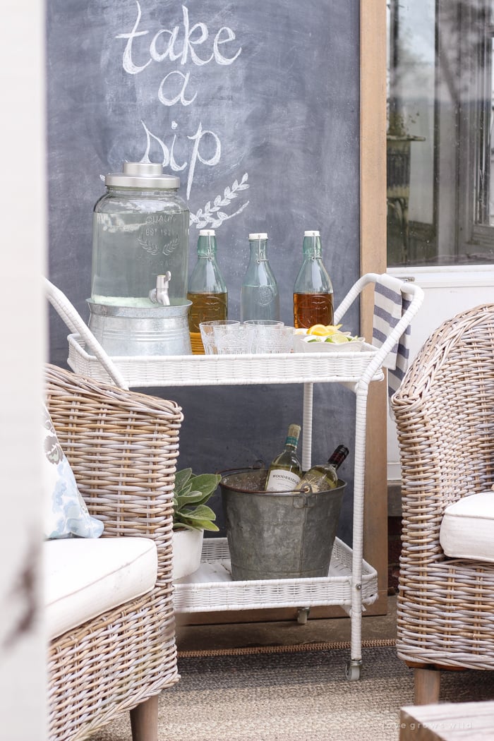 Outdoor Bar Cart