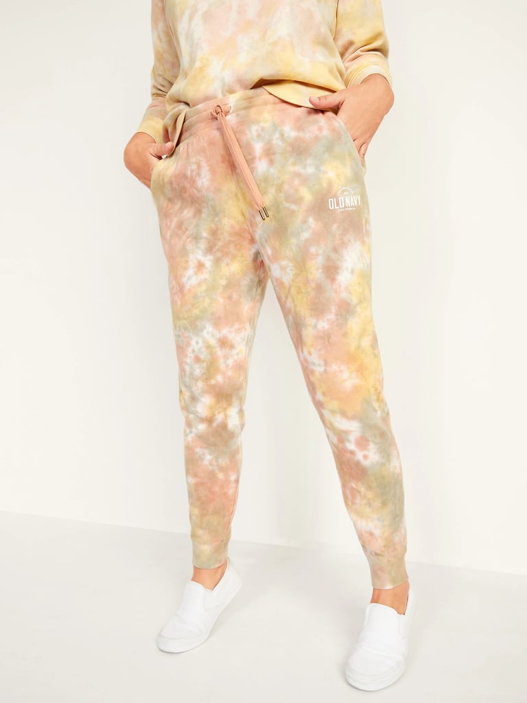 A Lounging Essential: Old Navy Mid-Rise Tie-Dyed Logo-Graphic Sweatpants