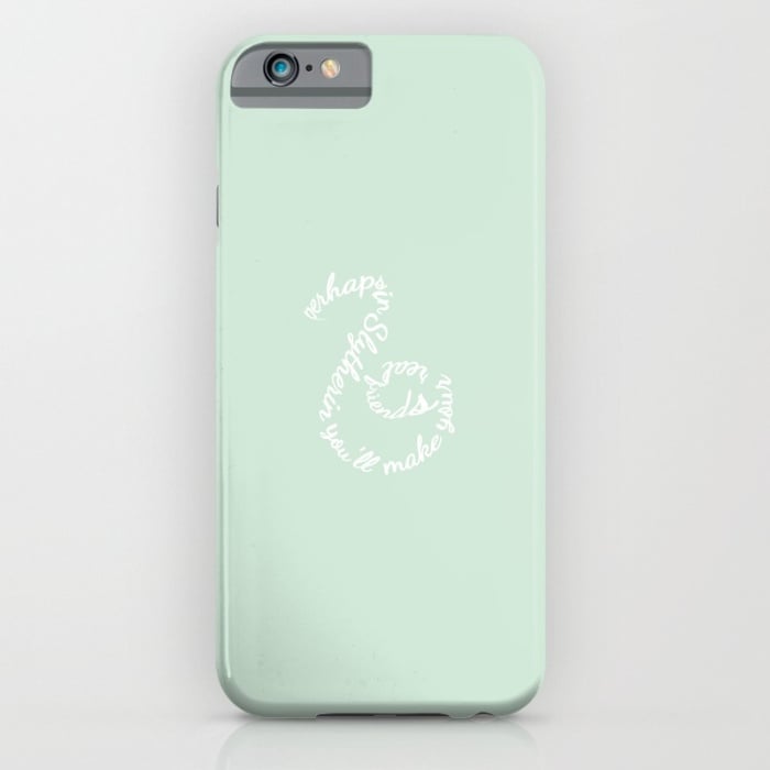 "Perhaps in Slytherin You'll Make Your Real Friends" Phone Case ($35)