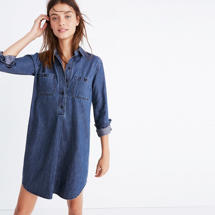Madewell Denim Popover Shirtdress