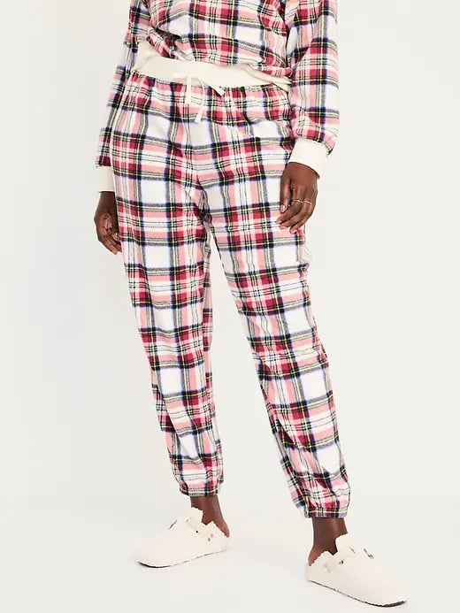 Old Navy High-Waisted Micro Fleece Pajama Jogger Pants