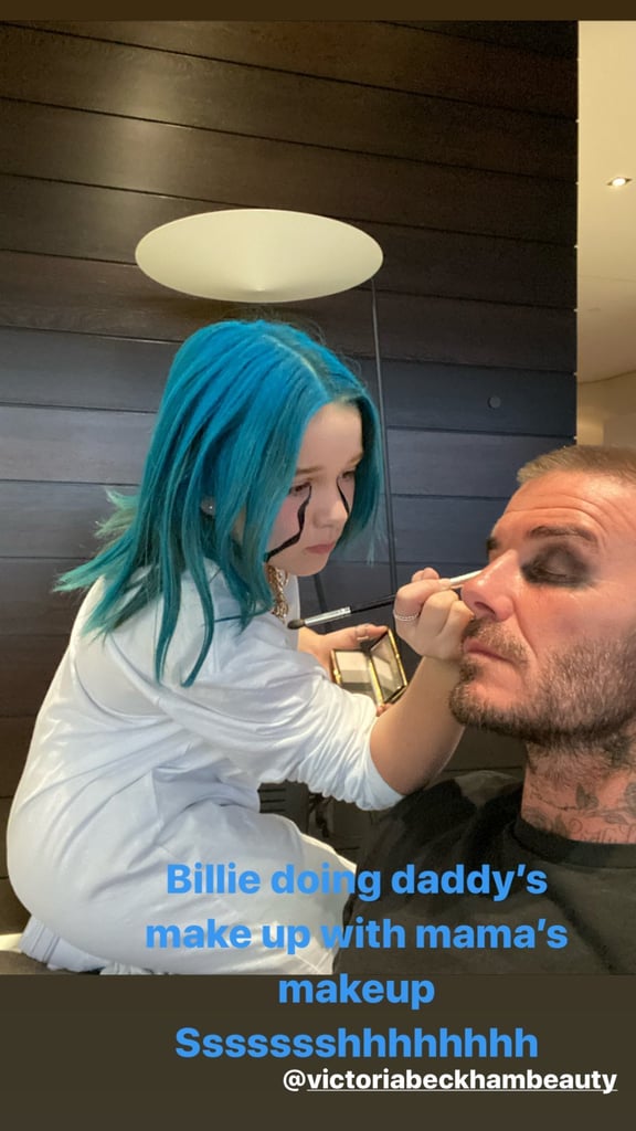 Harper Beckham's Billie Eilish Halloween Costume 2019