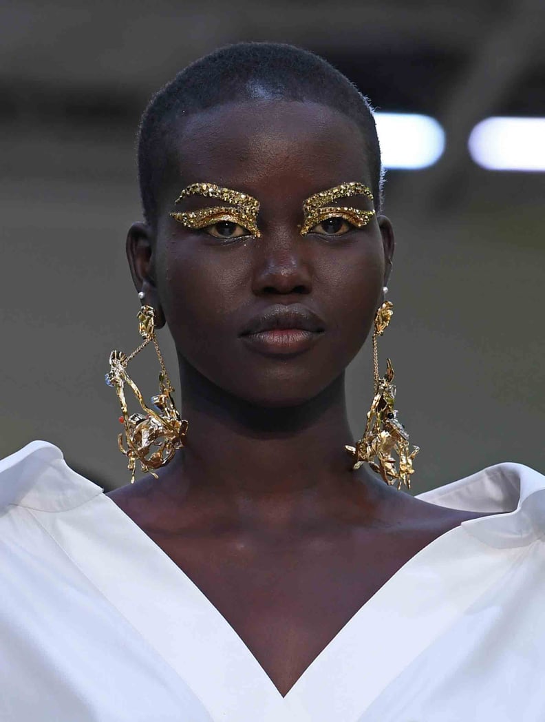 Spring 2020 Runway Beauty Trends: All Gold Everything