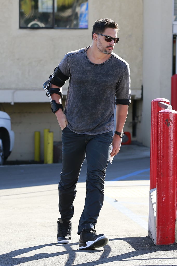 Joe Manganiello stepped out in LA on NewYear's Eve.