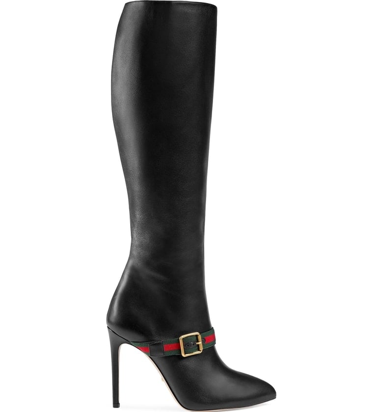 Gucci Sylvie Strap Tall Boot