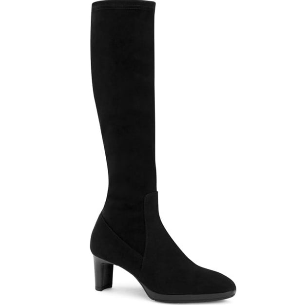 Aquatalia Dahlia Stretch-Suede Knee-High Boots