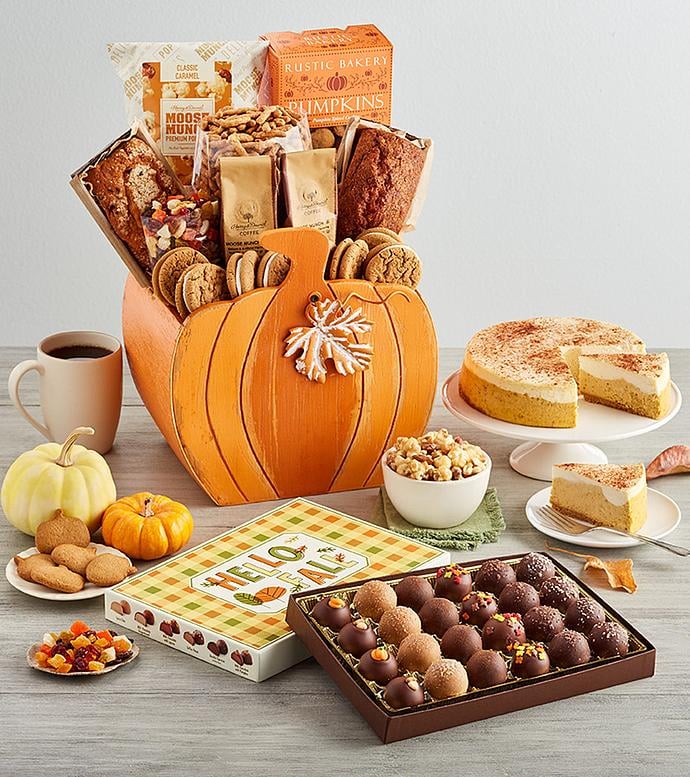 For a Classic Fall Basket: Harvest Bundle of Gifts