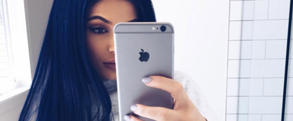 Kylie Jenner's Navy Blue Hair | Spring 2016