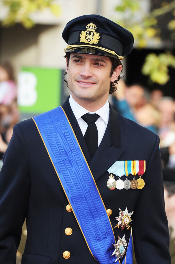 Prince Carl looked sharp at the 2012 wedding of Prince Guillaume of Luxembourg and Stephanie de Lannoy.