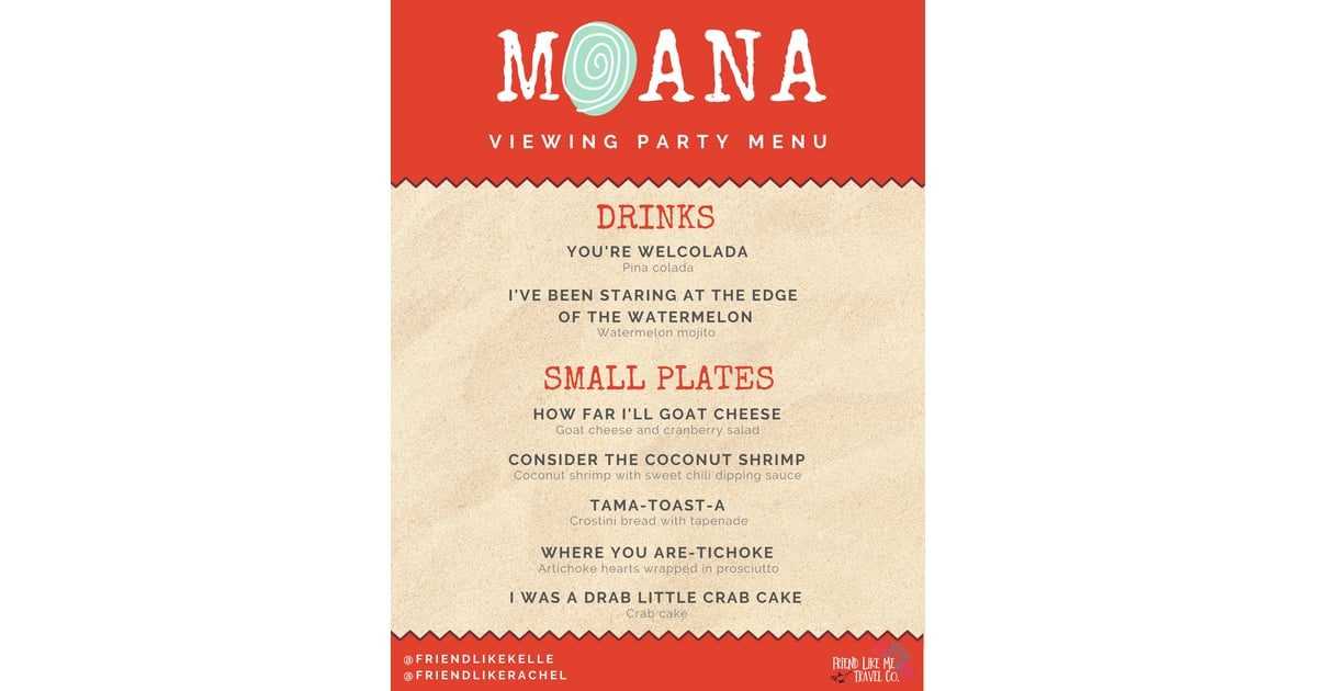 Moana | Movie-Themed Dinner Menu Ideas | POPSUGAR Food Photo 13