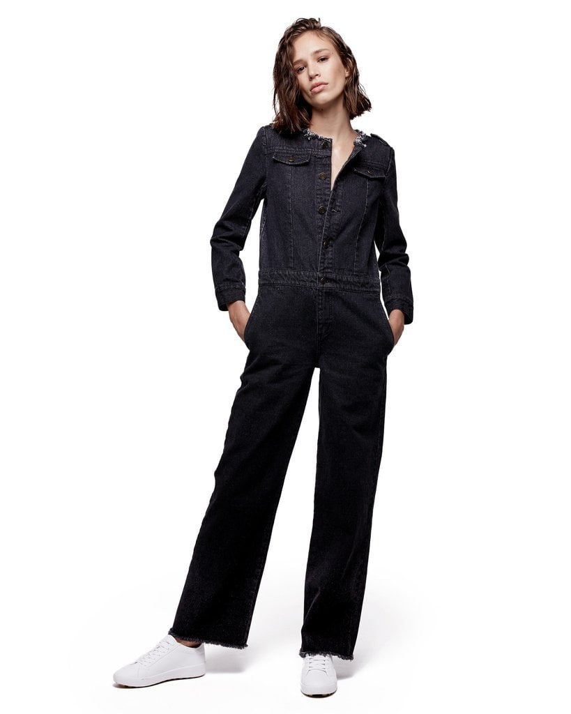 Denim Utility Jumpsuit ($128)