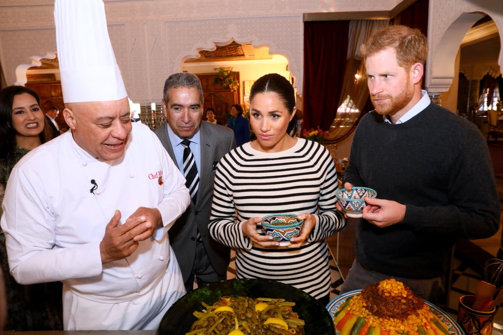 Meghan and Harry With Horses on Morocco Tour February 2019