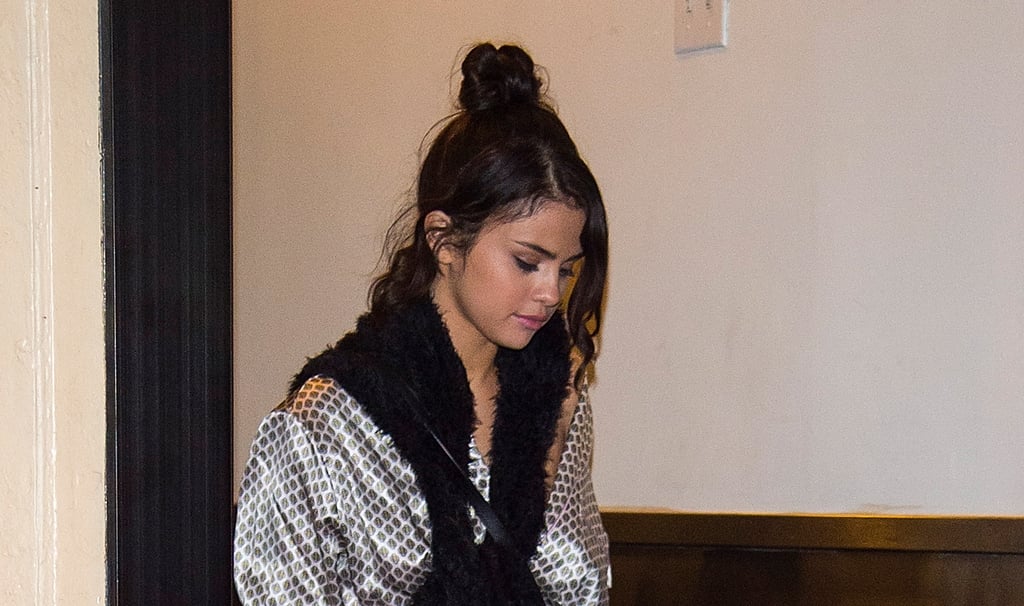 Selena Gomez's Olivia von Halle Pajama Dress