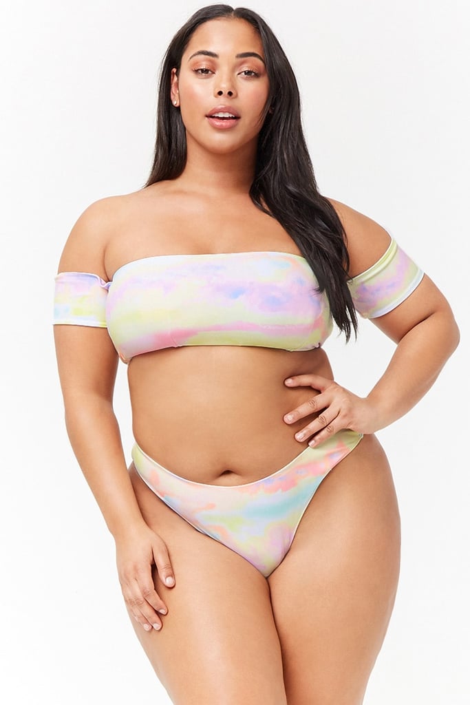 off the shoulder bikini top plus size