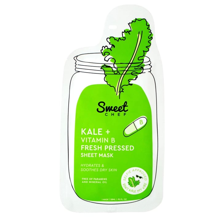 Sweet Chef Kale Vitamin B Fresh Pressed Face Mask Sheet Best Skincare