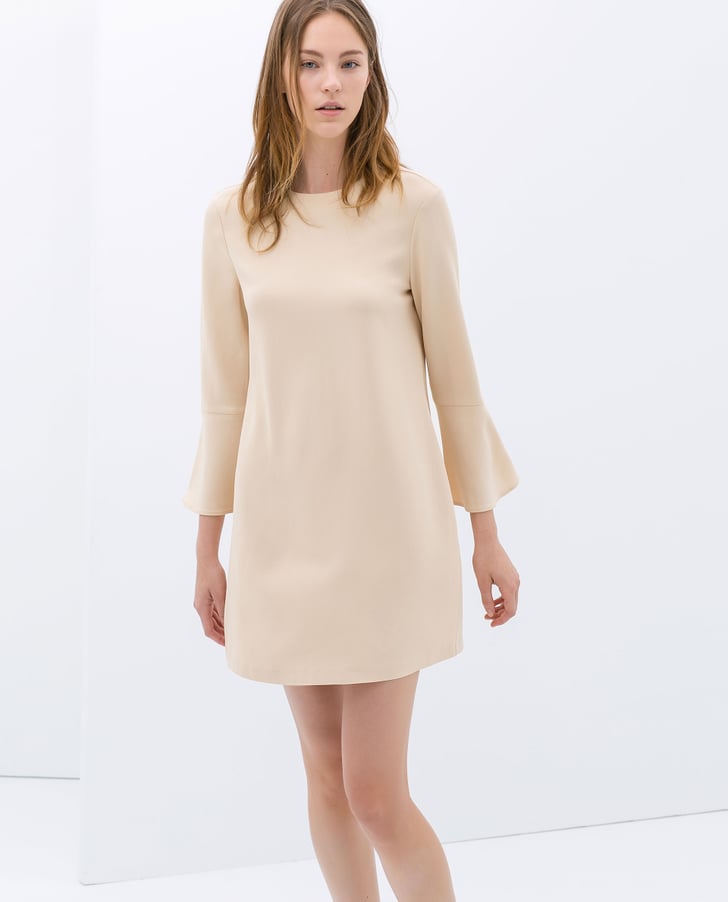 Zara BellSleeve Dress Dresses and Tops With Bell Sleeves POPSUGAR