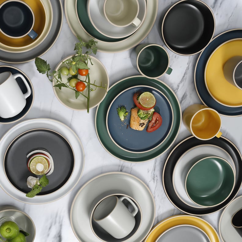 Colorful Dinnerware: Burdick 16 Piece Dinnerware Set