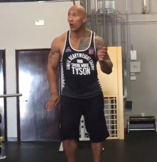Dwayne Johnson Posts Dancing Instagram Video