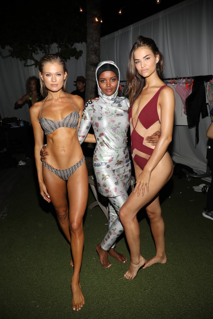 Halima Aden Wears Burkini at Sports Illustrated Runway Show