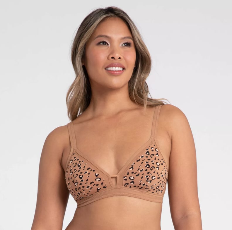 Mesh and Lace Bralette - Powder beige - Ladies