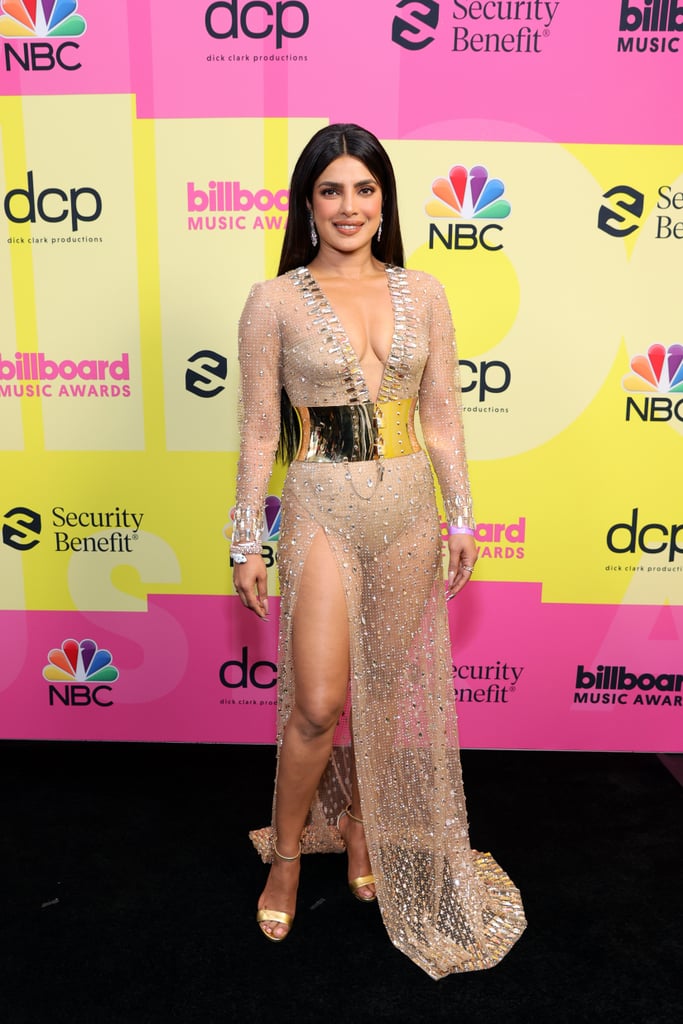 Nick Jonas, Priyanka Chopra Outfits at 2021 Billboard Awards