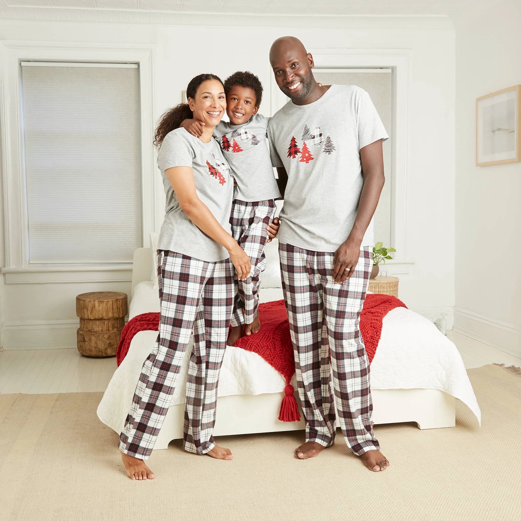 Mens Checked Family Christmas Pyjama Set