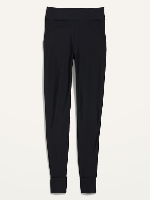 Old Navy Extra High-Waisted PowerSoft Stirrup Leggings in Black